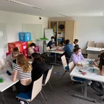 Schüler*innen bearbeiten das GeoBreakout "StaDtGestalt"