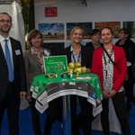 Patrik Schneider und Dagmar Kurras (Staatskanzlei Potsdam), Christina Wolff und Angela Eichler (Projekt BrISaNT)