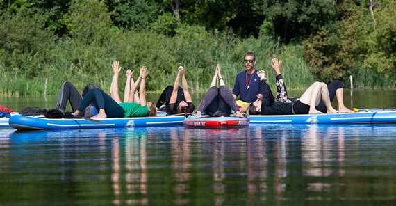 Yoga auf dem SUP | Foto: Sandra Scholz