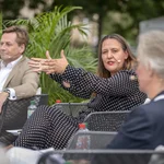 Die Podiumsgäste sprechen über die Zukunft der Universität Potsdam