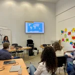 Amalia Levi holds a session at the DH Jewish Hackathon 2022