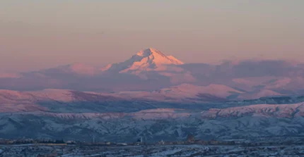 The almost 4000m mountain Erciyes Dağı in Turkey.