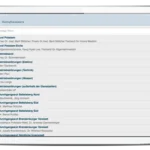 Startseite auf dem Smartphone