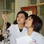 Lab work: Reading the burette