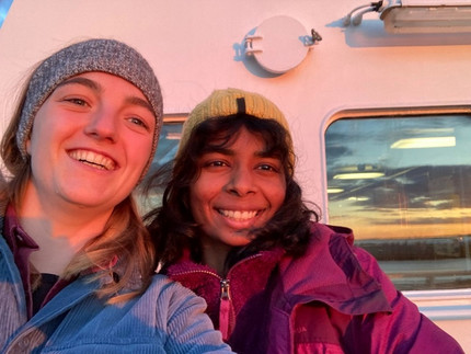 Aparna Aprassanakumar: Echo-sounding traineeship on AWI research vessel Polarstern