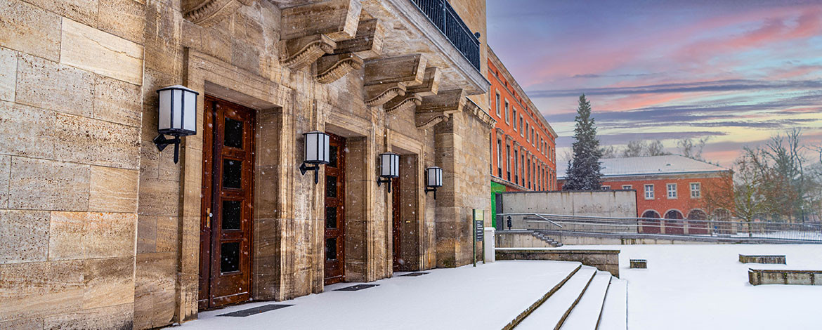 Campus Griebnitzsee im Winter - 