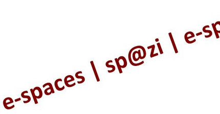 e-spaces | sp@zi | e-spacios