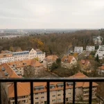 Blick in ein altes Gebäude vor der Sanierung