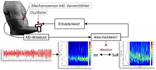 skizzierte Funktionsbeschreibung der Vorrichtung