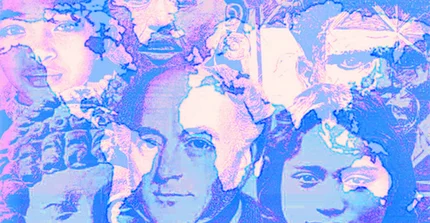 graphic with heads (by Gerhard Stilz and Lars Eckstein)