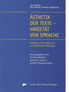 Ästhetik der Texte – Varietät von Sprache. Beiträge zu Paul Valéry und zur Romanischen Philologie. Festschrift für Jürgen Schmidt-Radefeldt zum sechzigsten Geburtstag. Tübingen: Narr, 2000. C. Klettke, A. C. Franco und G. Hammermüller (Hrsg.).