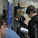 Es gab im Vorfeld jede Menge Infomaterial zu den Angeboten im Bereich der Berufs- und Studienorientierung