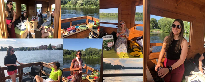 Floßtour auf den Potsdamer Seen