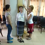 Practicing the height measurement