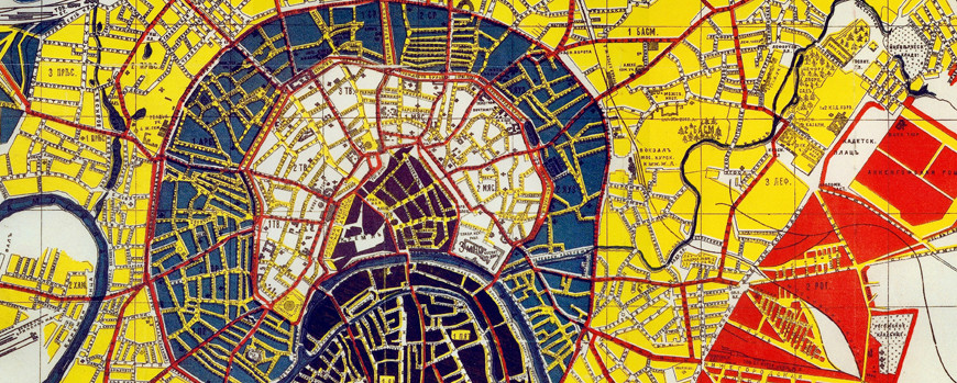 Stadtplan von Moskau