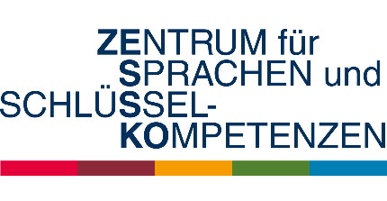 Logo des Zentrums für Sprachen und Schlüsselkompetenzen (Schriftzug)