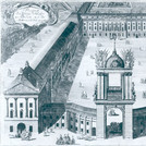 Ansicht des Stadtschlosses um 1750