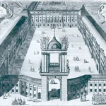 Ansicht des Stadtschlosses um 1750