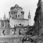 Stadtschlossruine nach 1945
