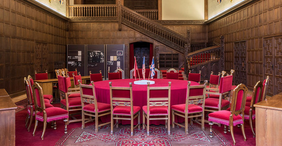 Konferenzsaal im Schloss Cecilienhof. | Foto: Peter-Michael Bauers