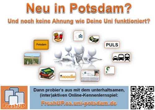 Eine komplexe Graphik zur Visualisierung des FreshUp-Projektes wird angezeigt