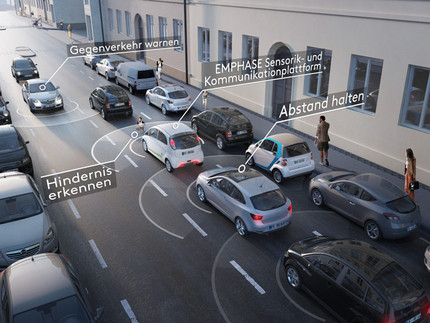 Car network with sensors