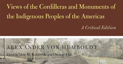 Ausschnitt aus dem Umschlag des von Vera M. Kutzinski und Ottmar Ette herausgegebenen Buches "Views of the Cordilleras and Monuments of the Indigenous Peoples of the Americas"