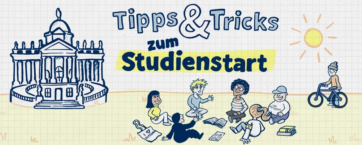 Grafik mit gezeichneten Figuren - 