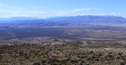 Rock avalanche in Patagonia