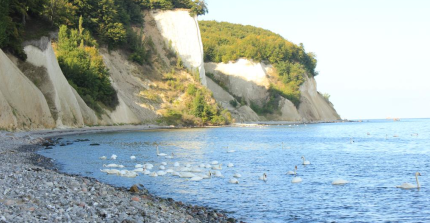 Chalk cliffs on Jasmund peninsula, Ruegen (Photo by Georg Veh)